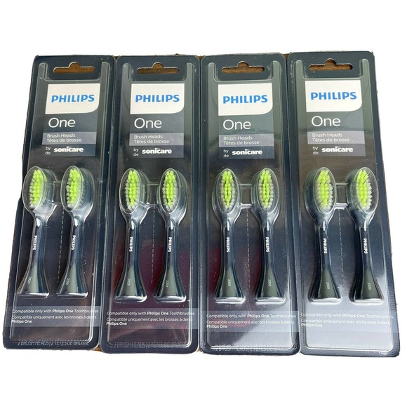 Philips Other - Philips One by Sonicare 2pk Brush Heads - Navy Blue - Lot of 4